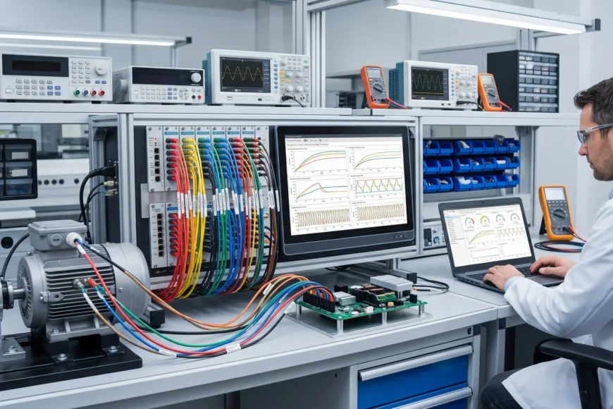 Çok kanallı data logger ile sıcaklık ve gerilim veri kaydı