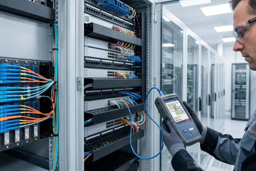 Ethernet kablo test cihazı ile ağ kablosu arıza tespiti