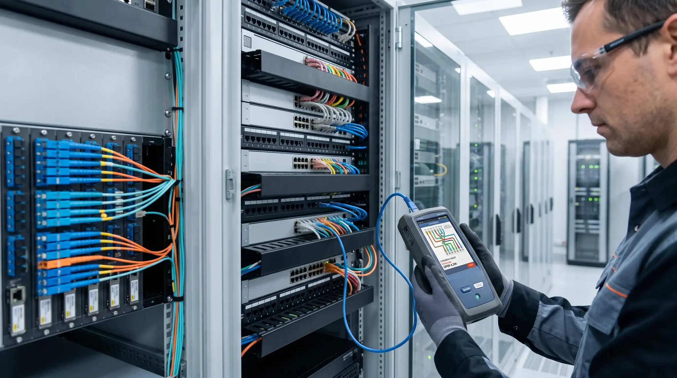 Ethernet kablo test cihazı ile ağ kablosu arıza tespiti