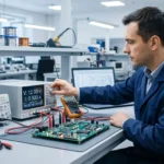 Programlanabilir DC güç kaynağı ile elektronik devre testi